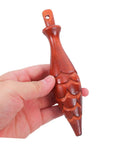 Two Piece Vintage Old School Cuckoo Clock Pendulum Hammer Replacement Decorative Wooden Clock Part in hand