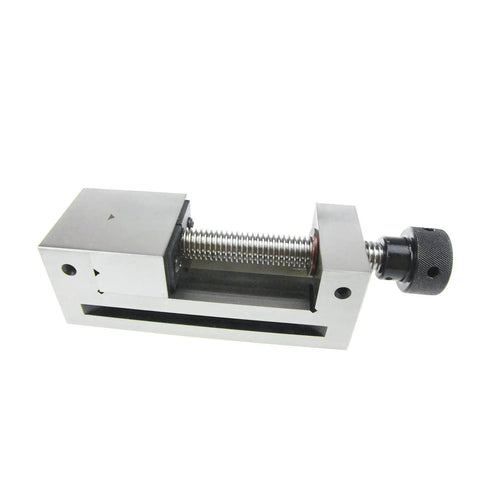 3 Inch Precision Toolmaker Vise With V Groove, Hardened Surfaces, 0.0002 Inch Accuracy, Replaceable Jaws, Top Notch Grinding And Machining Clamp For Metalworking And Precision Crafting