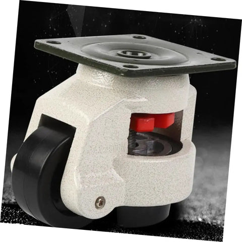 Heavy Duty GD-80F Leveling Casters With 500Kg Load Capacity, swivel workbench wheel with leveling foot