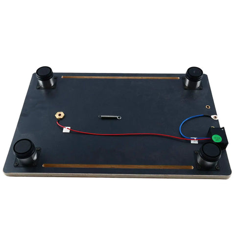 Bottom view of Hot Wire Foam Cutter For DIY Pros 110V Tabletop Thermocut Cutting Machine showing base components and wiring.