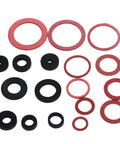 141Piece NBR Tap Seal Washer Plumbing Gasket Assortment Kit With Handy Organizer Box Including Gasket Retaining Rings