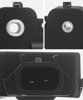 Close-up views of Set of 2 BDAGM-00305 HVAC Air Door Actuators for International Harvester Trucks showing terminals.