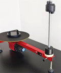 Heavy Duty Electric Stretch Film Packaging Machine With Quick Spin Turntable And Beast Mode Motor Drive, showing adjustable turntable for packaging.