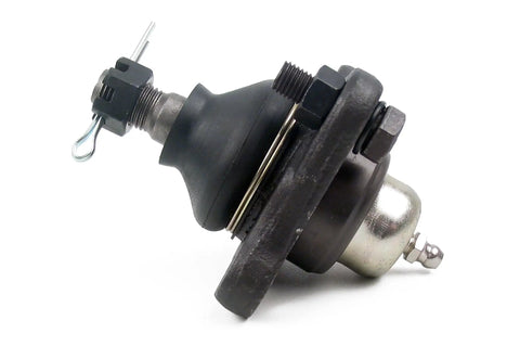 Badass Front Upper Suspension Ball Joint For Nissan Van 1987 1988 side angle view with durable rubber and metal components.