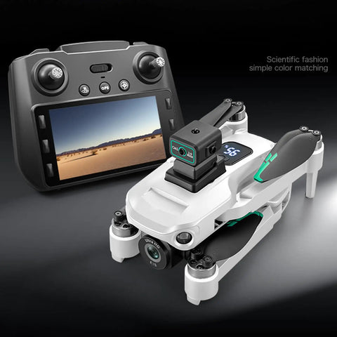 HD Dual Camera FPV Drone With Obstacle Avoidance, 5G WiFi RC Quadcopter With App Control And LCD Display, Easy To Fly For Beginners