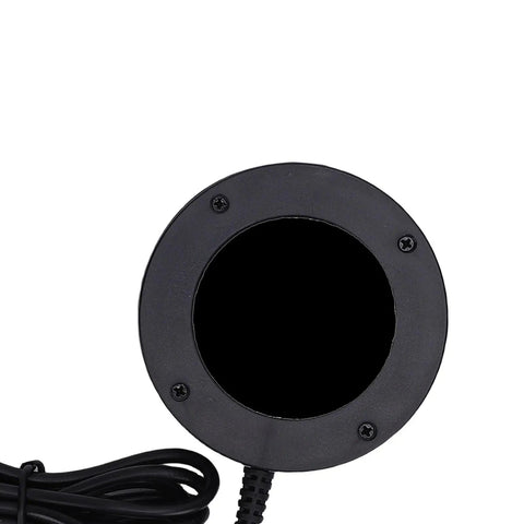 Back view of Tough 1W Car Radio External Speaker with 3.5mm plug, heavy duty ABS shell for mobile transceivers and ham radios