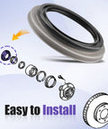 Front Wheel Hub Oil Seal Replacement For Toyota 4Runner Tacoma Tundra Sequoia With 90316 69001 Bearing Seal Kit 1995-2007