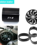 2.5 Inch Car Air Intake Turbonator with Dual Fan Turbine Delivers Serious Horsepower Boost and Gas Saver Performance