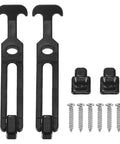 Two Pack T Handle Rubber Flexible Draw Latches With Screws 7.9 Inch Hasp Style Hood Latches for toolbox cooler golf cart