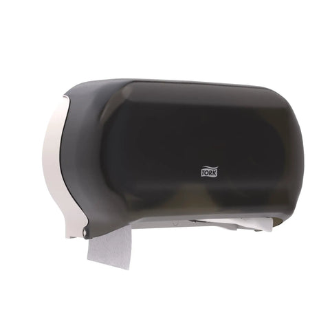 Wall-mounted Twin Jumbo Toilet Paper Roll Dispenser With Refill Indicator Window And Built In Lock For High Capacity Bathrooms