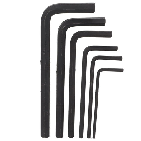 Premium Hex Key Wrench Set With Clear Metric Markings For Bike Repair And Furniture Assembly, 6 carbon steel Allen keys