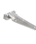Heavy Duty Left-Hand Walk-In Cooler Door Hinge With Flush Offset Satin Stainless Steel, Corrosion-Resistant Marine Grade Hardware For Cold Rooms And Refrigeration