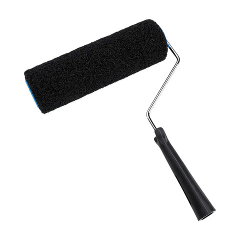 Top Shelf Nine Inch Drywall Texture Roller Cover Heavy Duty Capacity Nylon Design For Flawless Joint Compound Application Slick Wall And Ceiling Finish black nylon texture roller with sturdy handle