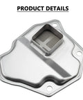 Nissan Transmission Filter And Oil Pan Gasket Kit For Altima Rogue Juke NV200 1.6L 2.0L 2.5L 3.5L With JF011E Gearbox silver filter