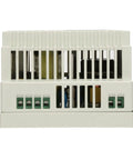 60W 24V DIN Rail Power Supply, Single Output AC DC Switching PSU DR-60-24, rail-mounted white aluminum case