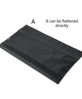 Barbell Squat Pad Shoulder Protector for Weightlifting, Breathable Fabric Gym Pad, shown flattened for easy storage