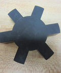 Top view of JS5N Straight Jaw Coupling Insert 2.687 Inch OD Closed Center Spider Durable Precision Machinery Part