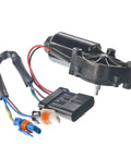 Front Driver Side Headlight Motor For Chevy Corvette 2000 2004 Direct Fit Replacement Left Hand C5 Corvette Convertible Coupe Hatchback High Quality Grade black headlight motor with wiring connector