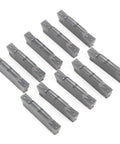10-piece indexable carbide lathe turning inserts in a row, solid carbide cutting tool set for metal turning, high-precision inserts for LDA toolholders