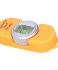 Jauarta Stud Finder with Builtin Level Gauge, Compact Design (Orange) showing magnetic detection and built-in level.