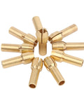 Top Shelf Mini Drill Chuck Adapter Set For Rotary Power Tools Heavy Duty Brass quick swap holders arranged in a circle.