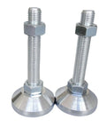 Heavy Duty Adjustable Furniture Leveling Feet Swivel Base Pads Beat Table Wobble Fast Quick Height Range One To Two Point Five Inches.