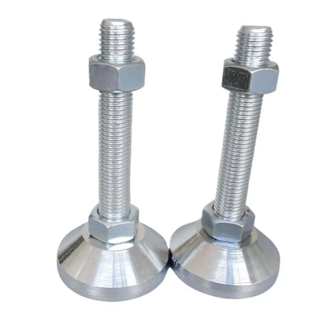 Heavy Duty Adjustable Furniture Leveling Feet Swivel Base Pads Beat Table Wobble Fast Quick Height Range One To Two Point Five Inches.