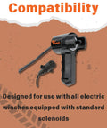 Easy Remote For Electric Winches With Standard Solenoids Lets You Run It From Afar Plug And Play 3 Pin Male To Female Connector