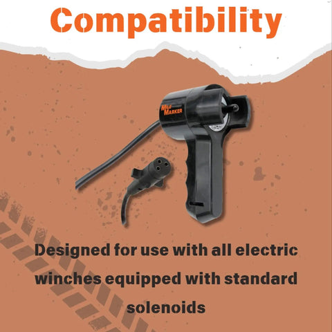 Easy Remote For Electric Winches With Standard Solenoids Lets You Run It From Afar Plug And Play 3 Pin Male To Female Connector
