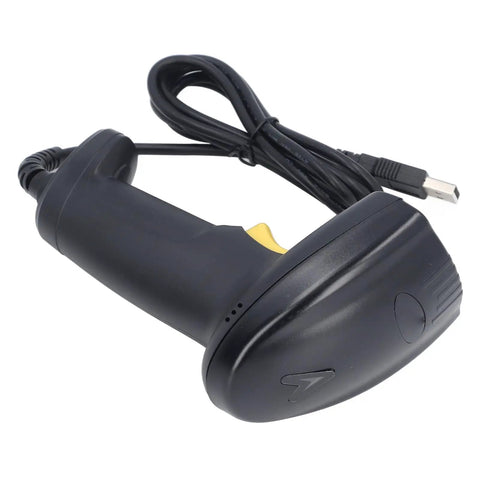 Wired Handheld Bar Code Scanner with High Resolution CMOS Image Sensor for ultra fast 1D and 2D scanning, USB plug and play.