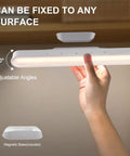 Hand adjusting Wireless Under Cabinet Lights 56 LED With Touch Control, Magnetic Closet Lighting, 80 Degree Adjustable Angle.