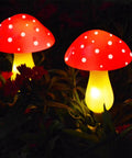 Colorful Solar Mushroom String Lights Waterproof Outdoor Decor With 8 Modes And Memory For Garden Pathway Landscape