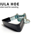 Stirrup Hoe Garden Tool With Adjustable Loop Heads For Easy Peasy Weeding, Hula Style Scuffle Hoe, blade visible, white background
