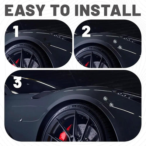 Universal Car Bumper Quick Release Clips Fasteners Kit Four Piece Aluminum Alloy With Rubber O Ring For Front And Rear Installation