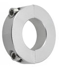 Heavy Duty Aluminum Dual Split Clamp Shaft Collar Adjustable 13 To 30mm Fits Machinery Gearbox Shafts Made Strong To Hold Tight Without Slipping With Anodized Finish Boosting Durability Zero Slip Guarantee You Need Quality Stuff That Works. silver split shaft collar with hex screws