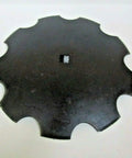 Notched 20 Inch Disc Harrow Blade For 1 Inch Or 1 And One Eighth Inch Square Axles, Four Millimeter Eight Gauge, Double Stamped Fit, Two And Quarter Inch Concavity, Thirteen Lbs Each, Heavy Duty Tillage Blade For Farm Equipment
