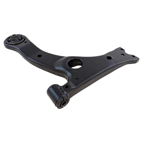 Beefed Up Front End Steering And Suspension Kit Ten Piece With Two Front Inner Tie Rods Two Front Outer Tie Rods Two Front Lower Ball Joints Two Front Lower Control Arms And Two Sway Bar Links For A Smoother Ride And Worry Free Handling. black front lower control arm with bushings