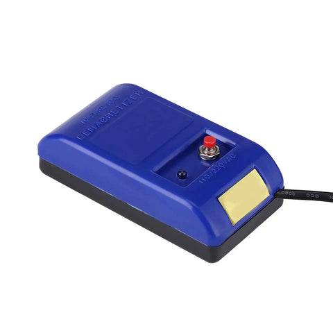 Blue demagnetizer tool for mechanical watches, compact design, easy demagnetizing device for accurate timekeeping, 110V 220V power