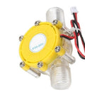 Mini Micro Hydro Water Flow Generator Kit 80V 12V 5V 10W Turbine for Small Rivers and Streams, Durable Marine Grade Build, Yellow.