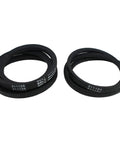 Washer Belt Set Replacement 211124 And 211125 For LAT9206BAE Compatible With 12112425 Washing Machine Belt Kit, two black rubber belts