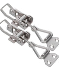 Heavy Duty Stainless Steel Toggle Clamp Latch With Lock Hole And Quick Release For Boxes Luggage Industrial Equipment Cabinets And Tool Cases Workhorse Durable Secure Latching