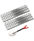 Metal Sand Ladder Recovery Board And Shovel Set For 1 To 10 Scale RC Crawlers TRX4 SCX10 D90 CC01 Recat MST Accessories Red