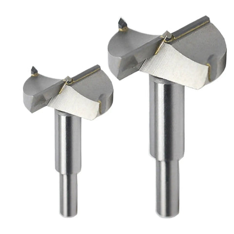 Heavy Duty Self Centering Hole Saw Kit With Tungsten Carbide Cutting Teeth and Tough Carbon Steel Arbor for woodworking.