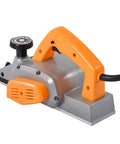 Heavy Duty Electric Wood Planer Pumping Out 980 Watts At 23000 Rpm To Crush Rough Timber Smooth As Silk, aluminum body.