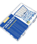 High Voltage Ceramic Disc Capacitor Kit, 1KV DIP, 240 Pieces, 24 Values From 10pF To 100nF in transparent box