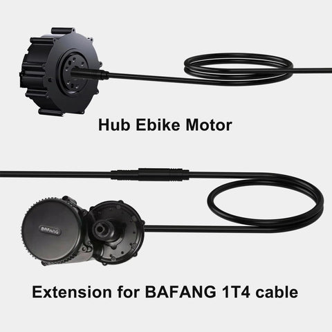 9 Pin Ebike Motor Extension Cable Female To Male Connector For Electric Bike Motor Conversion Kit 150 Cm 1 Pack Easy Install Replacement Cable Plug And Play Ideal For Replacing Old Or Damaged Wires In E Bike Systems
