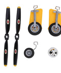 RC Airplane Propeller Kit And Spare Parts Set With Landing Gear Wheels And Fairing For Easy Installation XK A300