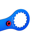 Beast Mode Pro Grade Bicycle Bottom Bracket Wrench For Centerlock System with 44mm 16-tooth slot, aluminum alloy construction.