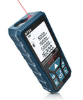 Pro Grade Laser Distance Meter With Backlit LCD Display For Precise Measuring, electronic tape measure showing 165 ft