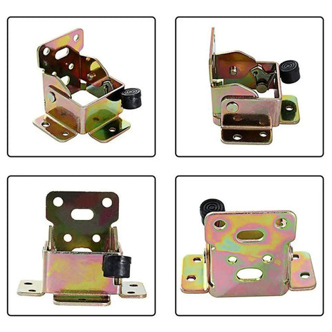 4 Pack Heavy Duty Folding Brackets For Tables Desks Chairs Beds Iron Self Lock Hinges With Screws 500 Pound Capacity